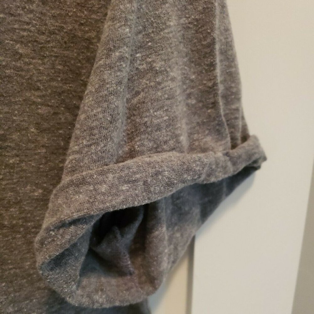 VANS Women's Cropped Boxy Heathered Gray T-shirt - Picture 4 of 5